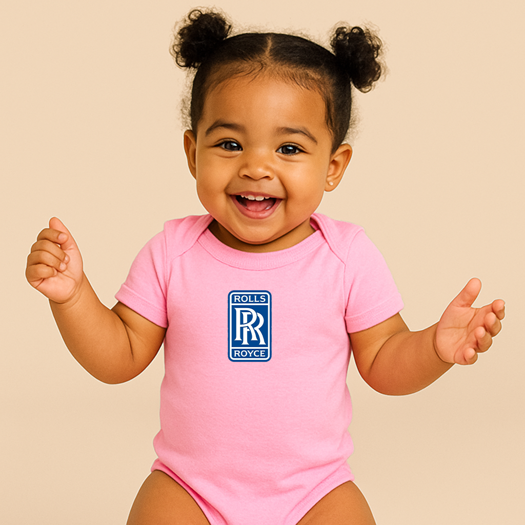 Rolls Royce Car Baby Romper Onesie